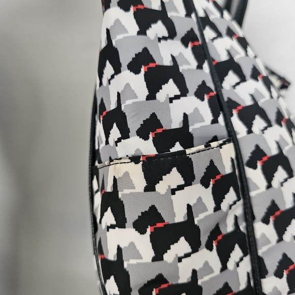 Vera Bradley scotty dog print schnauzer large tote bag - Picture 7 of 12